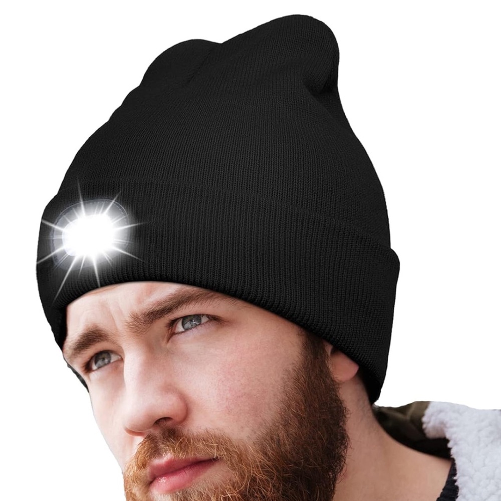 Free w/ purchase. NWT Unisex Beanie Dimmable Light.